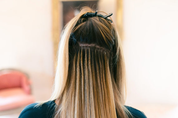 Extensions de cheveux par Sarah James